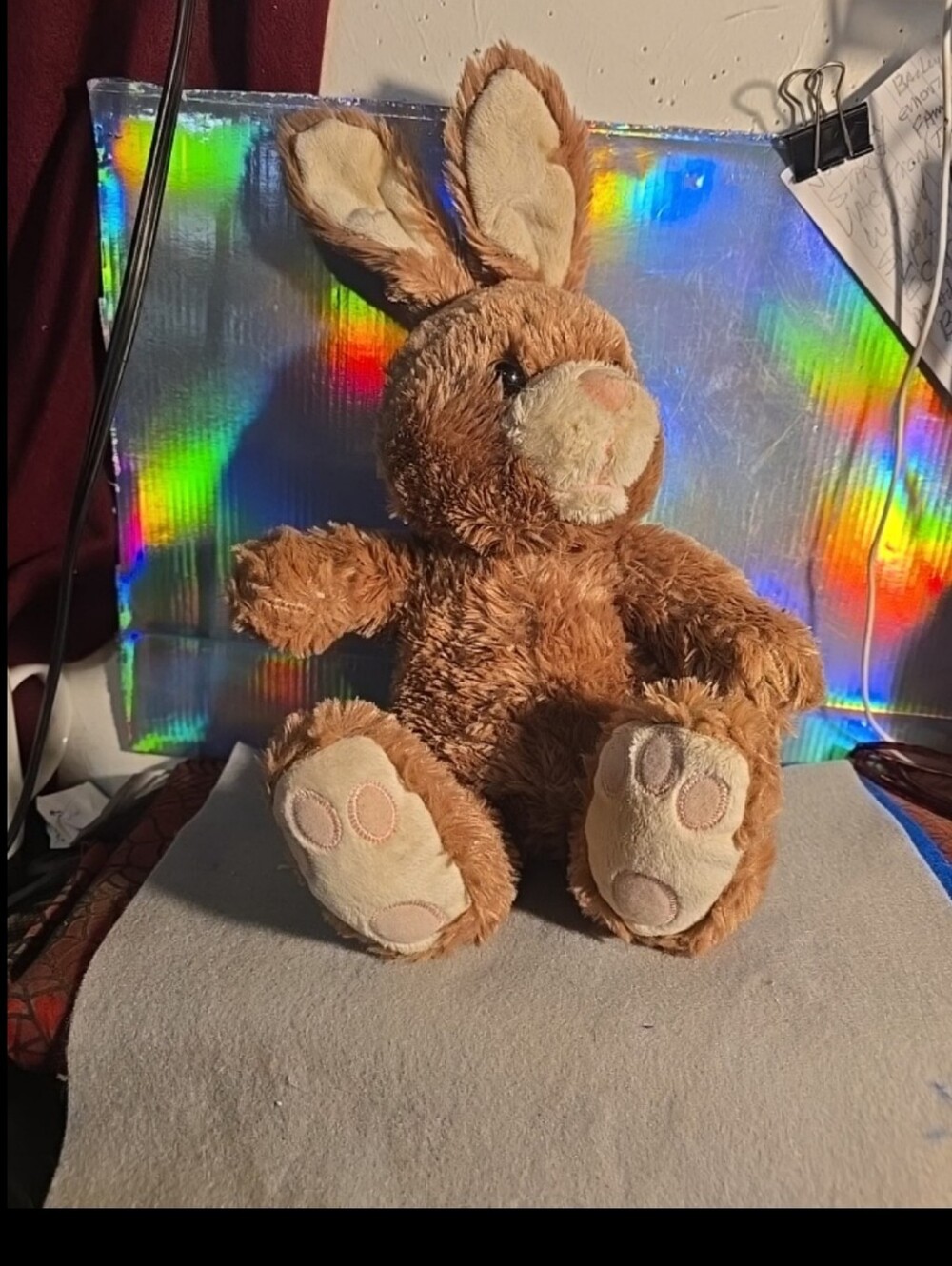 061826 Dan Dee Brown Floppy Ear Bunny Rabbit 15" Plush sfudio 18H